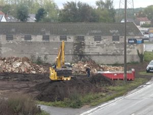 Travaux rue des viaducs à Nimy Mons ccda